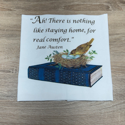 Flour Sack Towel - Staying Home