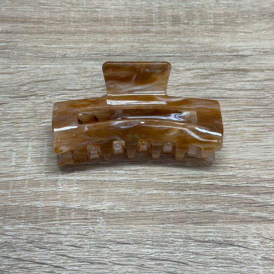 Acetate Hair Clip 3.5in - Cream