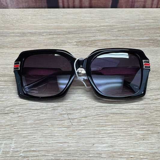 Sunglasses - Black & Red Square Style Frame