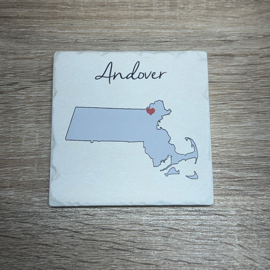 Ceramic Coaster - Andover (Mass)
