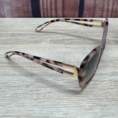 Sunglasses - Brown Leopard Double Line Legged