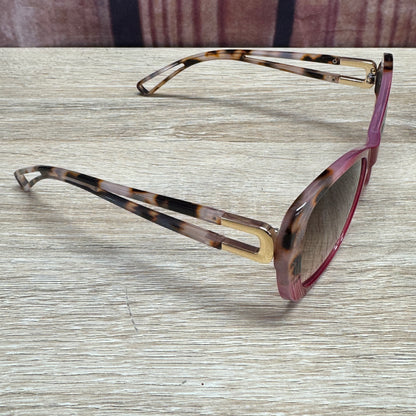 Sunglasses - Red Leopard Double Line Legged
