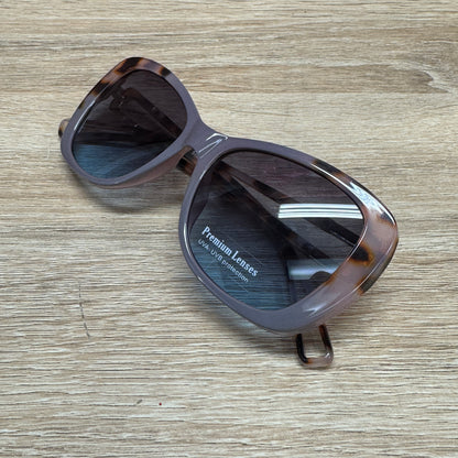 Sunglasses - Grey Leopard Double Line Legged