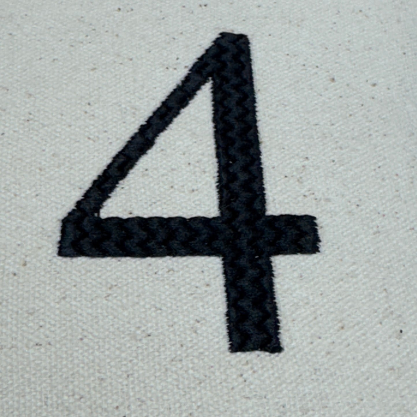 Zip Code Pillow - 01864 (Patterned Thread)
