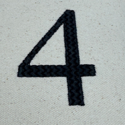 Zip Code Pillow - 01864 (Patterned Thread)