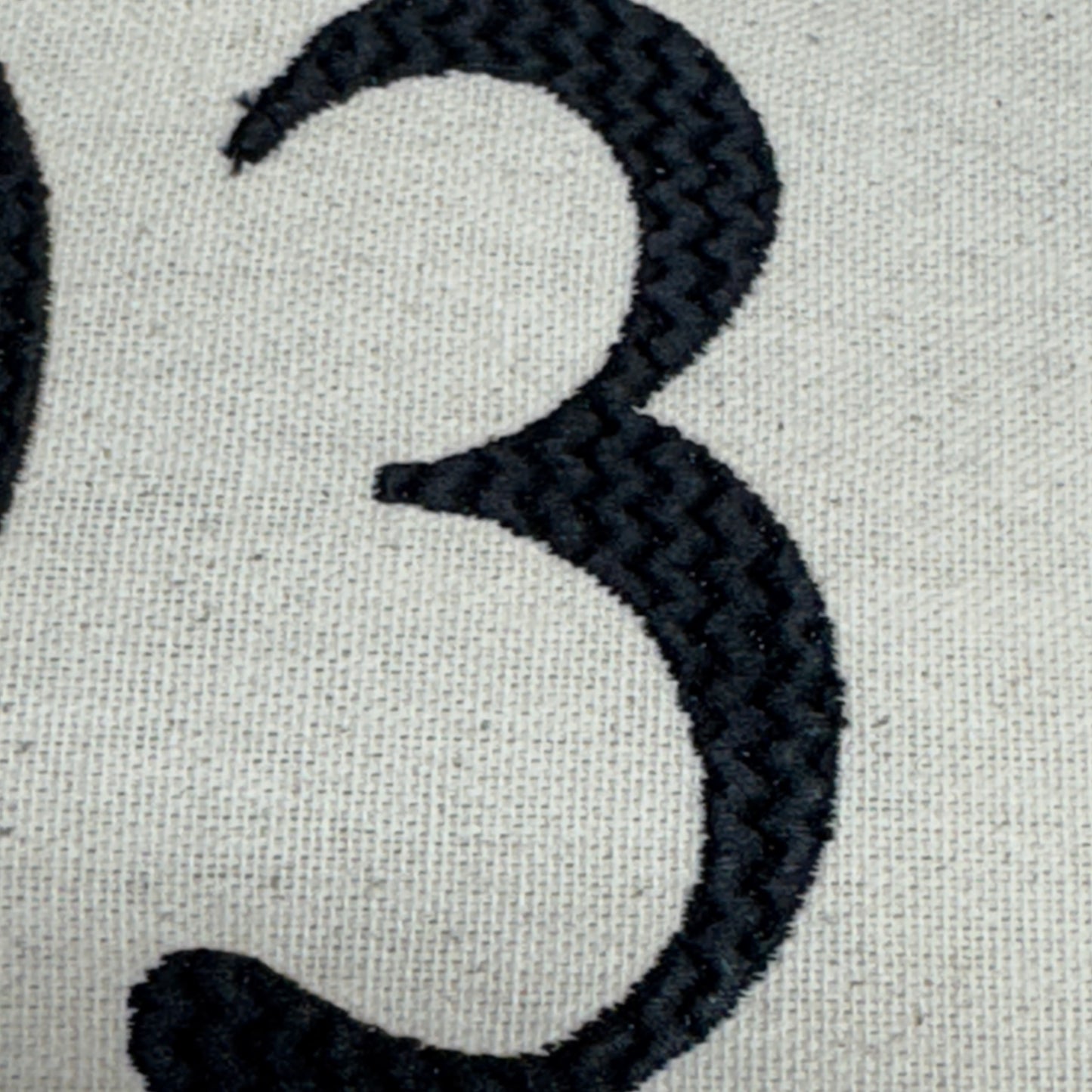 Zip Code Pillow - 01938 (Patterned Thread)