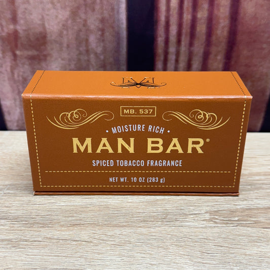 Man Bar Soap 10oz - Spiced Tobacco