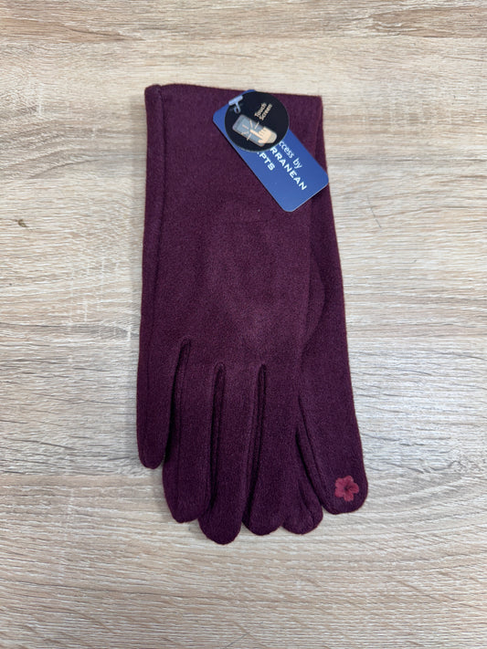 Cashmere Touch Glove - Wine