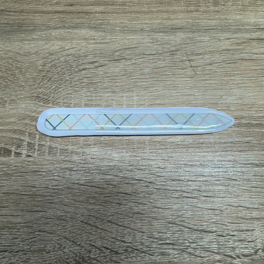 Glass Nail File - Lines