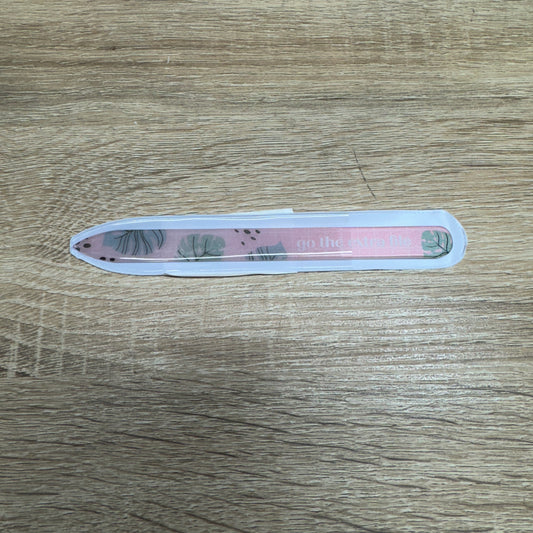 Glass Nail File - Go The Extra File