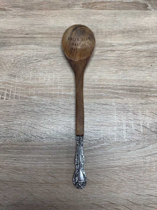 Wood Spoon 11in - Green Bean Making Machine