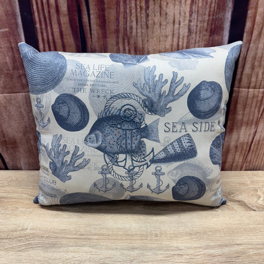 Decorative Pillow - Seaside Pattern