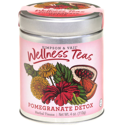 Simpson & Vail - Pomegranate Detox Herbal Wellness Tea