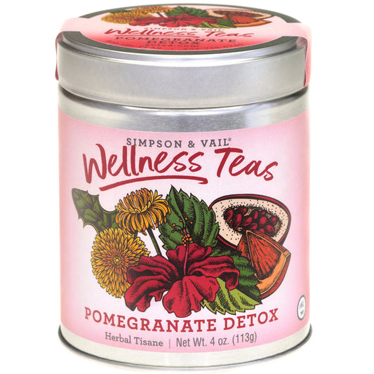 Simpson & Vail - Pomegranate Detox Herbal Wellness Tea