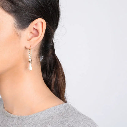 Earrings - Les Insep Howlite