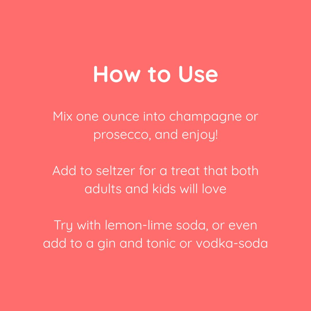 Cocktail and Mocktail Mixer 16oz - Glitter Sangria