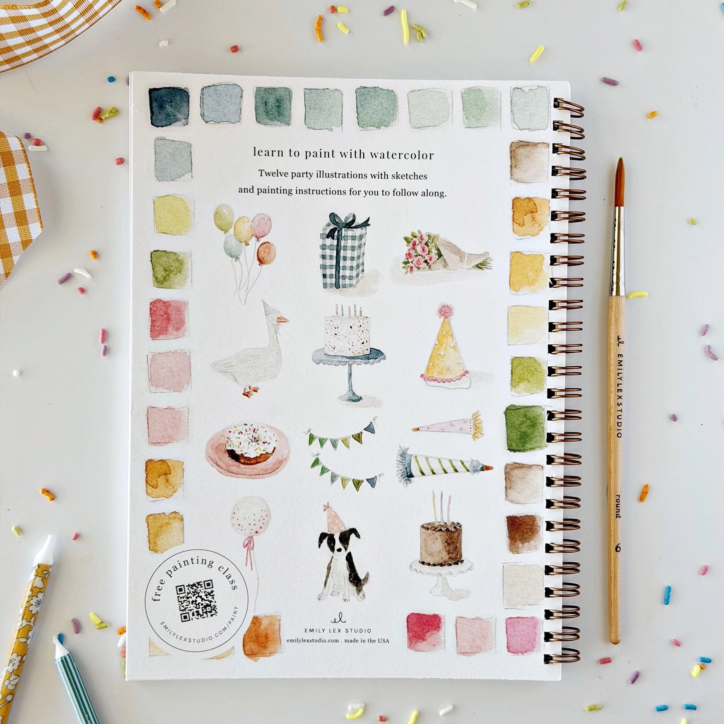 Watercolor Workbook - Celebrate