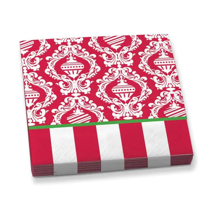 Beverage Napkins - Damask Ornaments