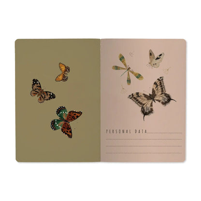 Notebook 8x6 - Butterflies and Berries