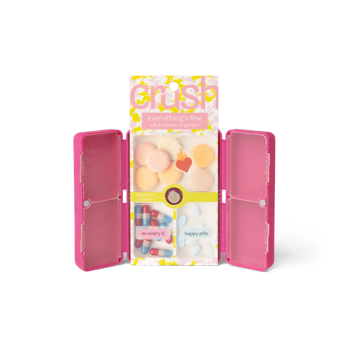 Pill & Vitamin Case - Maganta