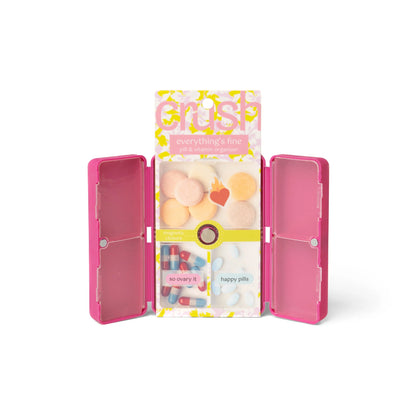 Pill & Vitamin Case - Maganta