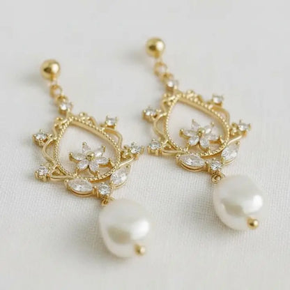 Drop Earrings - Freshwater Pearl Drop Earrings