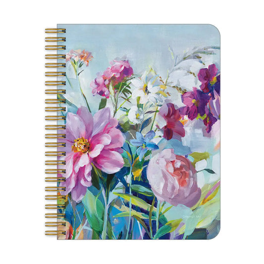 Spiral Medium Notebook - High Summer Garden