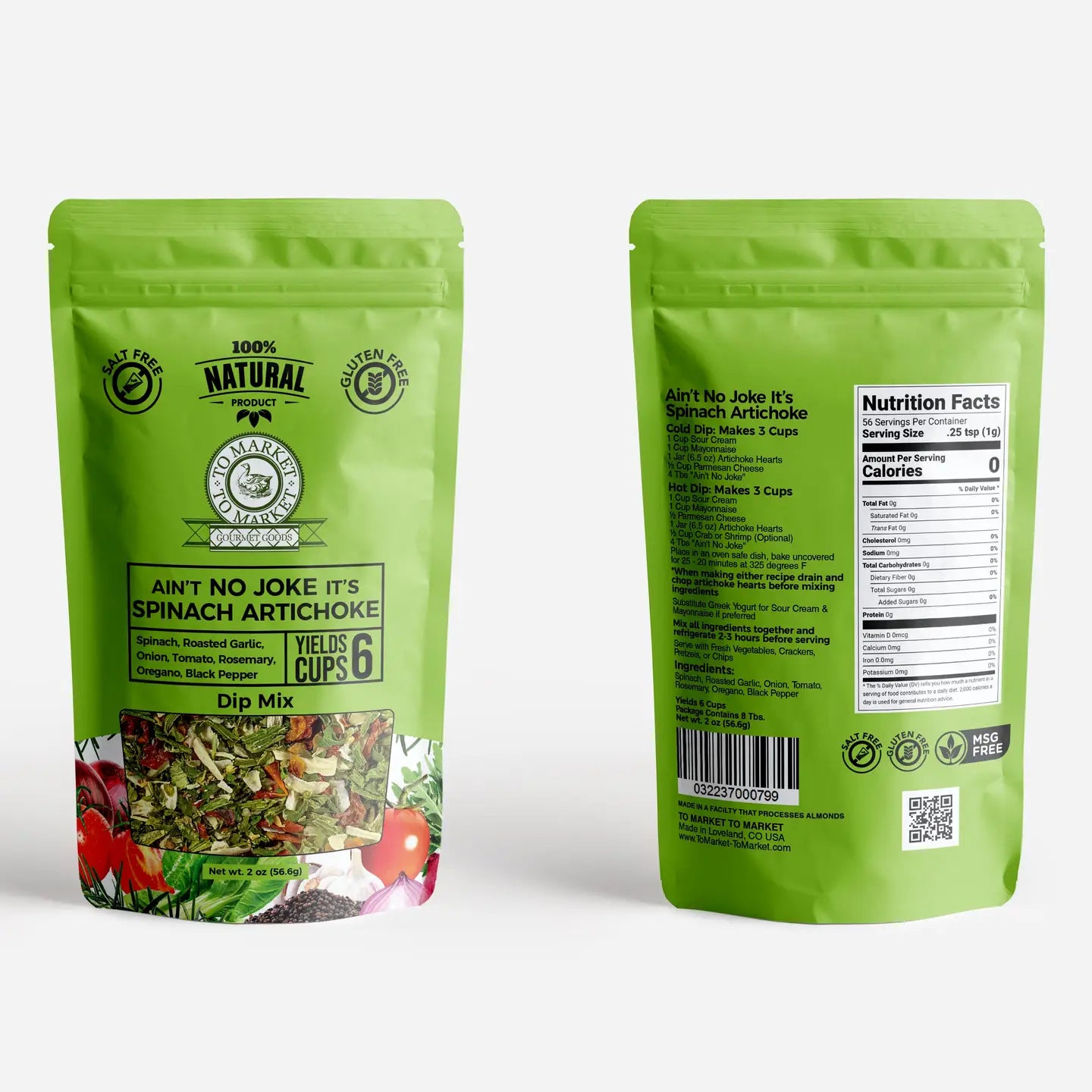 Dip Mix - Ain't No Joke, It's Spinach Artichoke