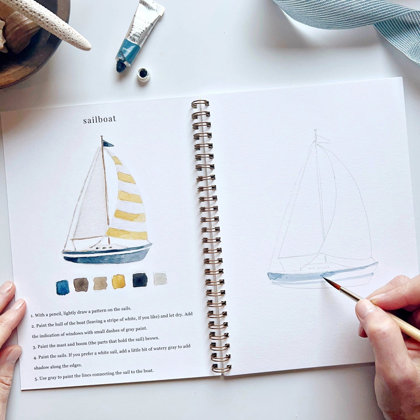 Watercolor Workbook - Seaside