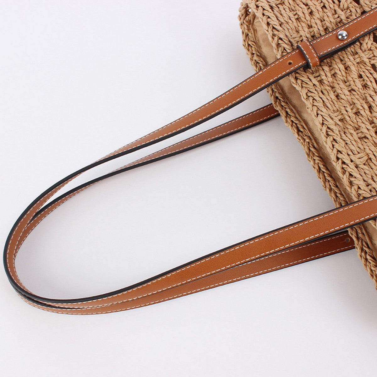 Hand-Woven Bag - Camel