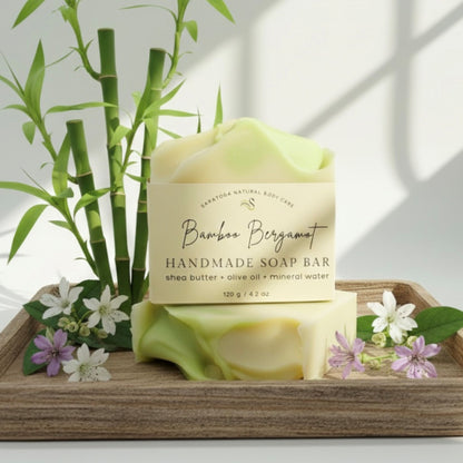 Vegan Cold Process Soap - Bamboo Bergamot