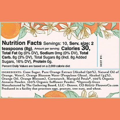 Finishing Sugar - Orange Blossom