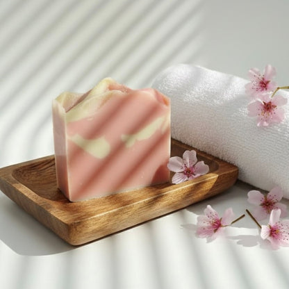 Vegan Cold Process Soap - Pink Berry Mimosa