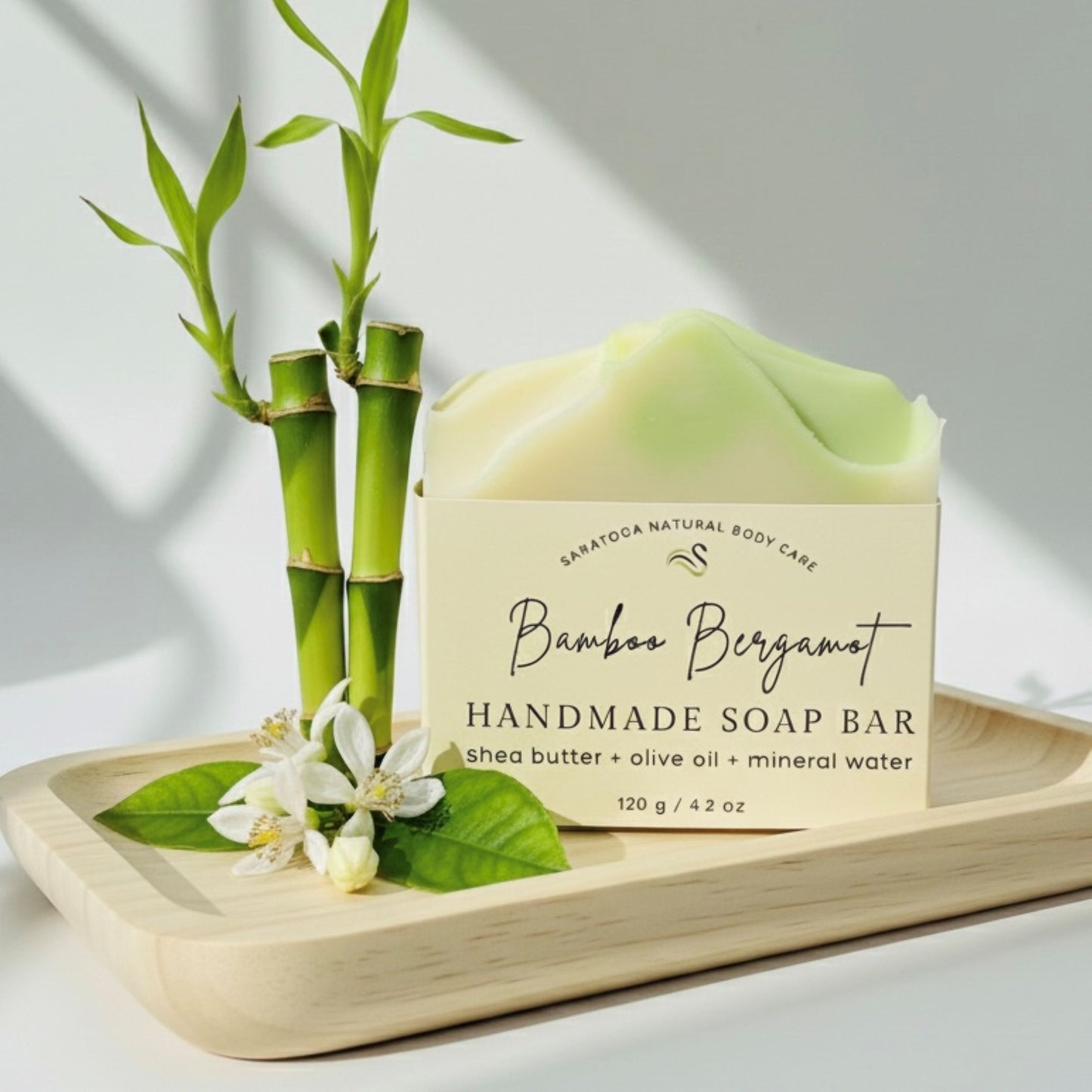 Vegan Cold Process Soap - Bamboo Bergamot