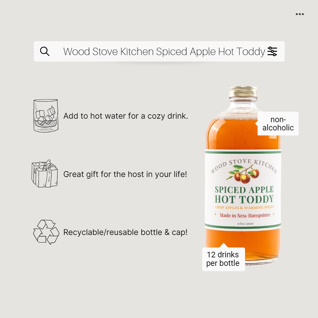 Cocktail and Mocktail Mixer 16oz - Spiced Apple Hot Toddy