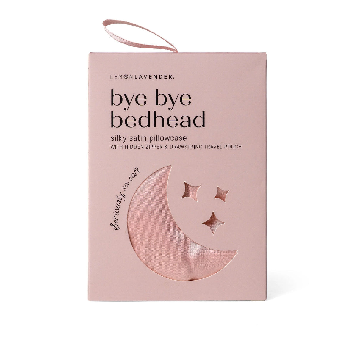 Bye Bye Bedhead Silky Satin Pillow - Solid Pink