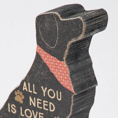Wood Sitter - Love And a Dog