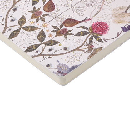 Vegan Leather Passport Notebook - Symmetrical Flora