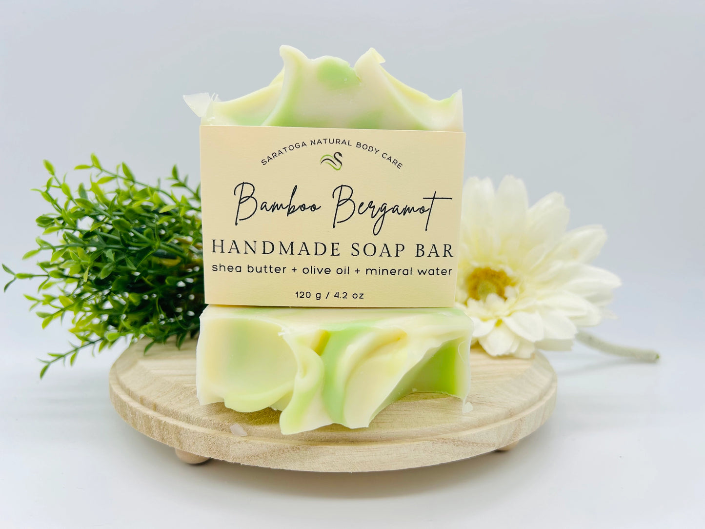 Vegan Cold Process Soap - Bamboo Bergamot