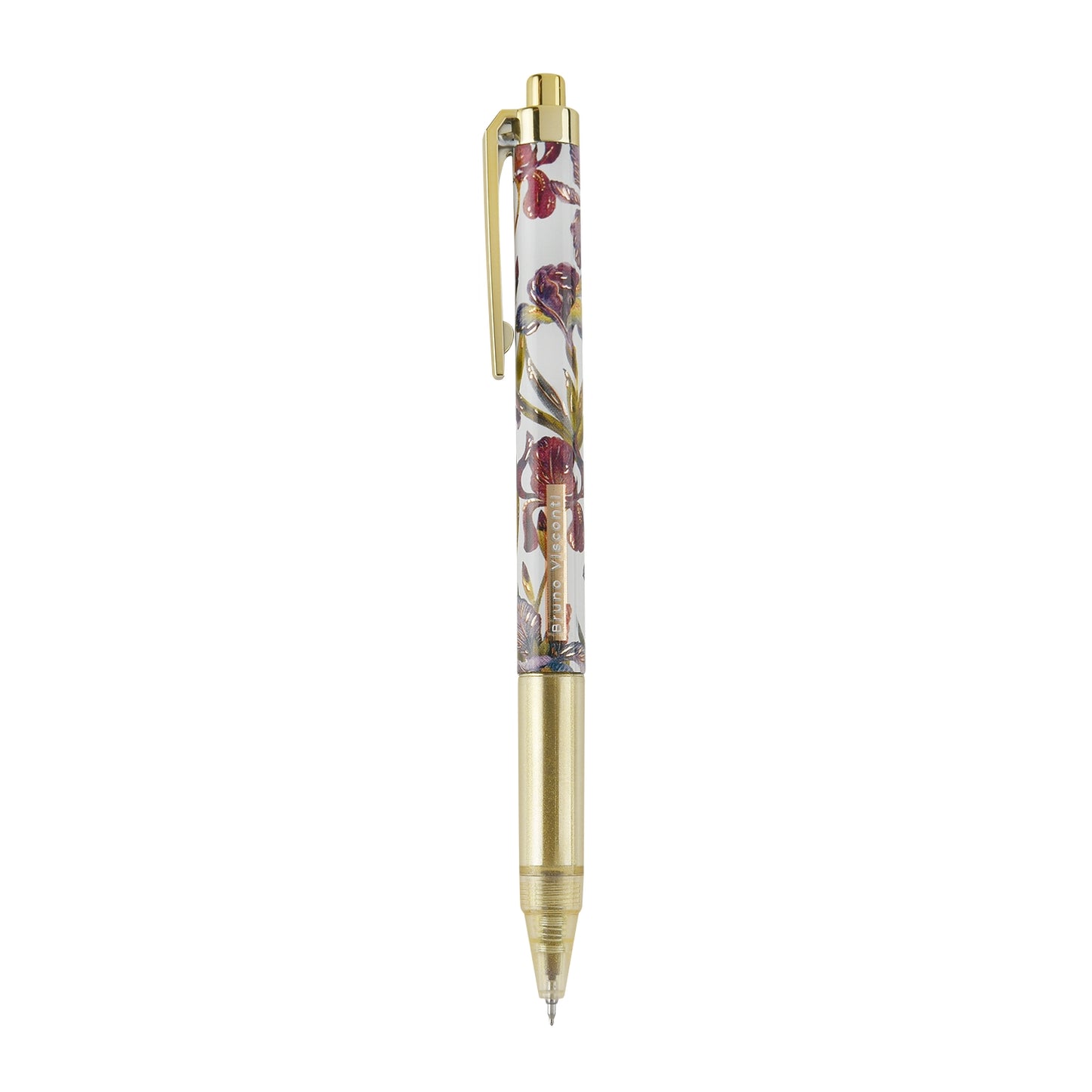 Bloom Travel Gel Pen with Sleeve - Purple