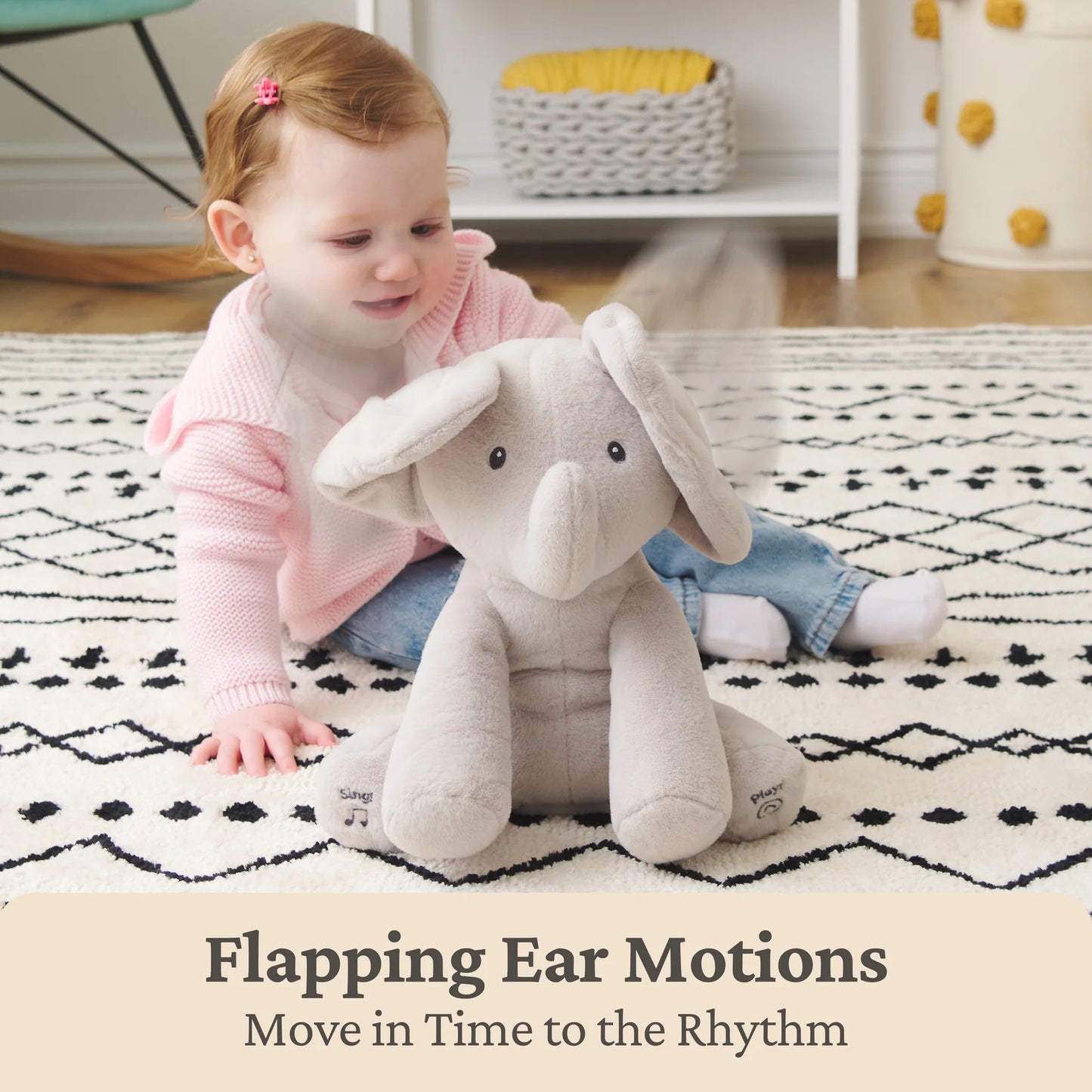 Animated Flappy The Elephant, 12 in