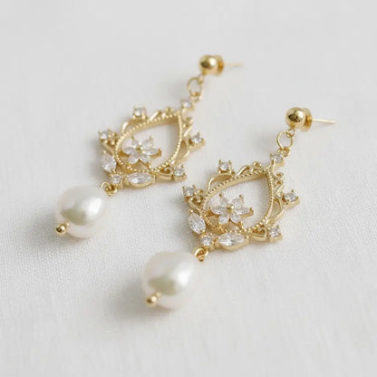 Drop Earrings - Freshwater Pearl Drop Earrings