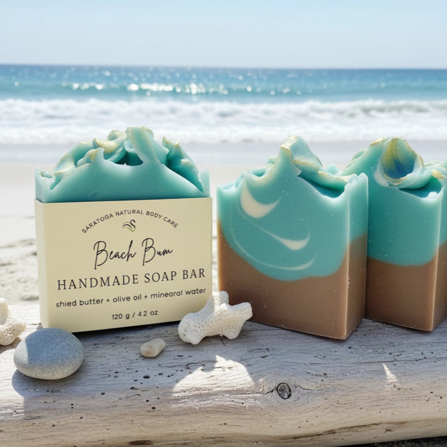 Vegan Cold Process Soap - Beach Bum