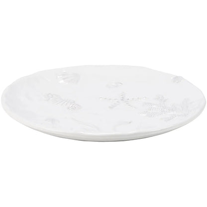 Dinner Plate 11in - Embossed Beach