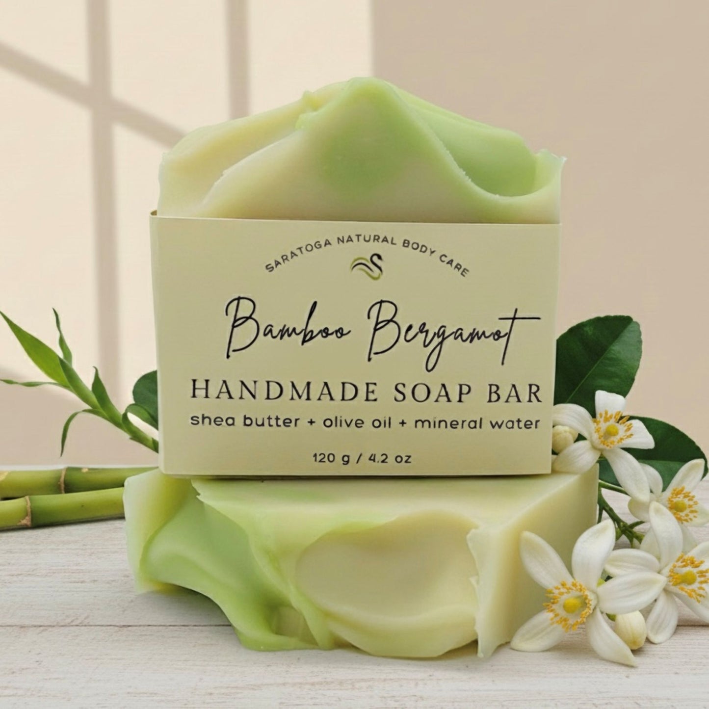 Vegan Cold Process Soap - Bamboo Bergamot