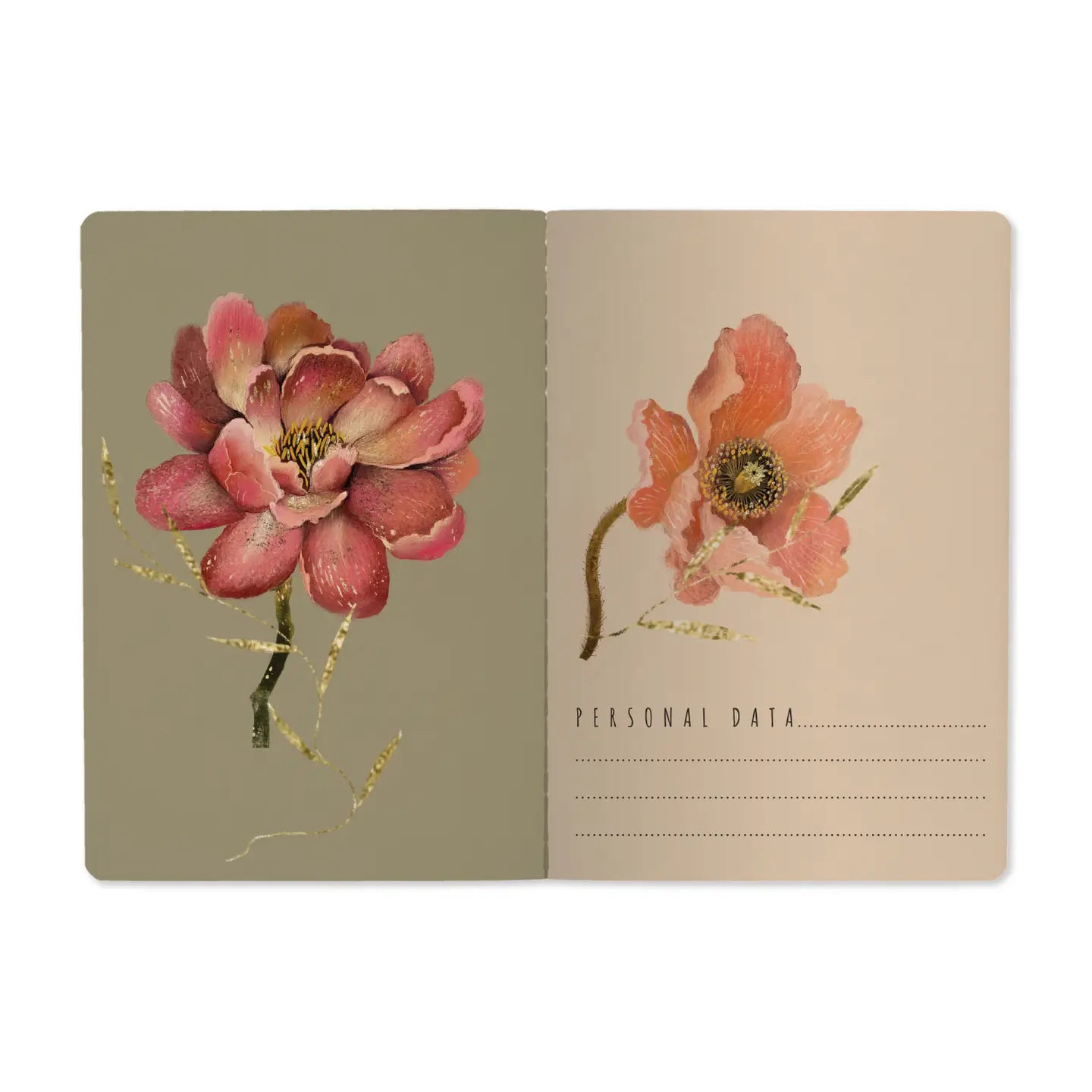 Notebook 8x6 - Pink Blossoms