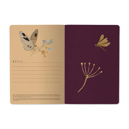 Notebook 8x6 - Butterflies and Night Flowers