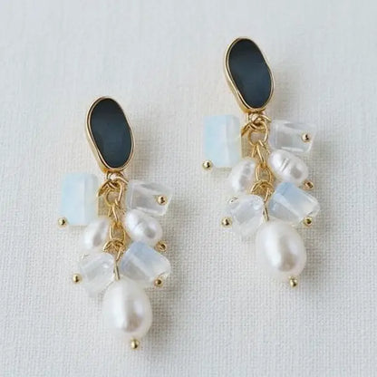 Dangle Earrings - Freshwater Pearl Tassel