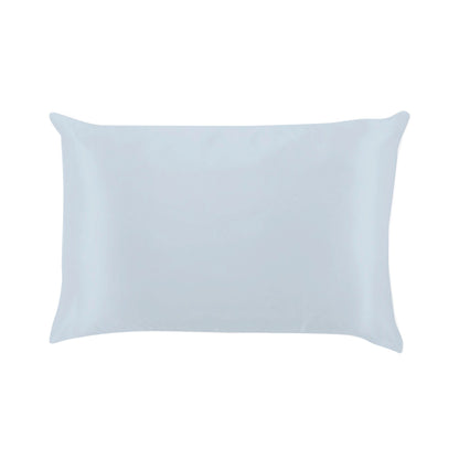Bye Bye Bedhead Silky Satin Pillow - Solid Blue