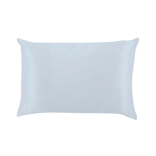 Bye Bye Bedhead Silky Satin Pillow - Solid Blue
